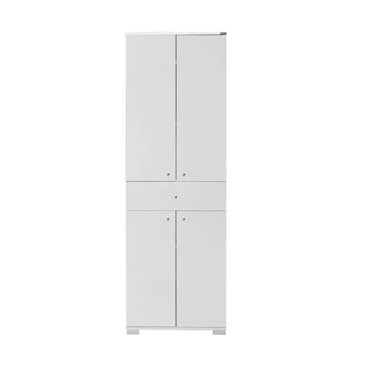 Förvaringsskåp Hanah Home Adr 441 Pp 1 Vit Spånskiva 60x187x40 cm - Skåp och byråer - 8682870658417 - 1