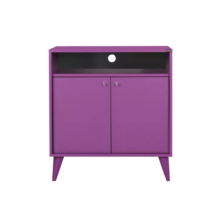 Förvaringsskåp Hanah Home Adr220Uu1 Lila Spånskiva 73x79x42 cm - Skåp och byråer - 8684282333227 - 1