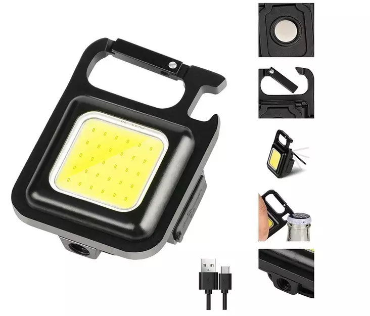 Monitoimivalo ladattava LED 500 - Ficklampor - 6438168113227 - 1