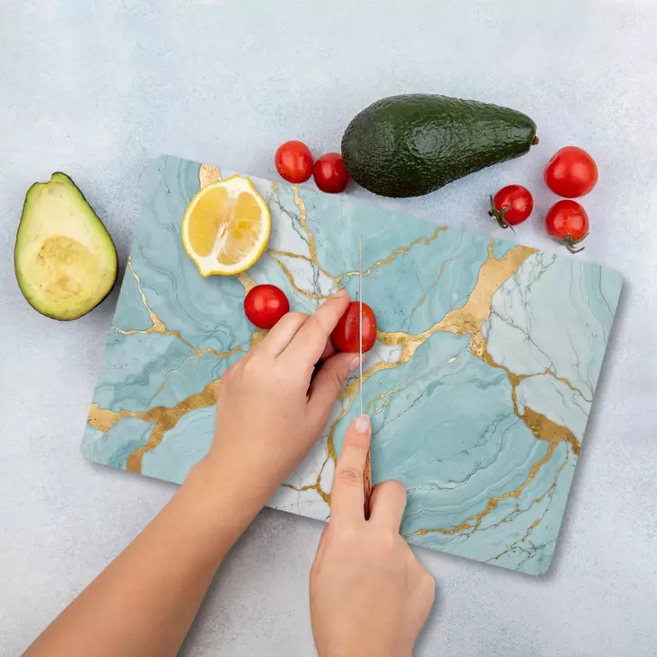 Skärbräda Hermia Flerfärgad Glas 20x30 cm - Köksredskap - 8684283728657 - 1