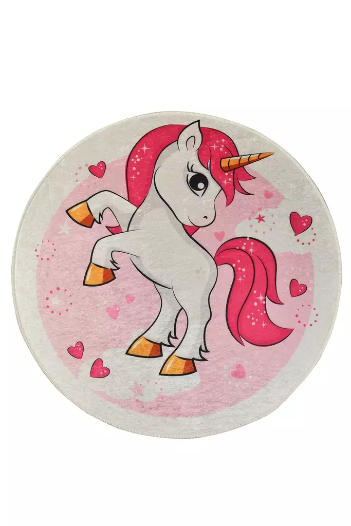 Matta Conceptum Poni Flerfärgad Polyester 140x140 cm - Runda mattor - 8681875668537 - 1