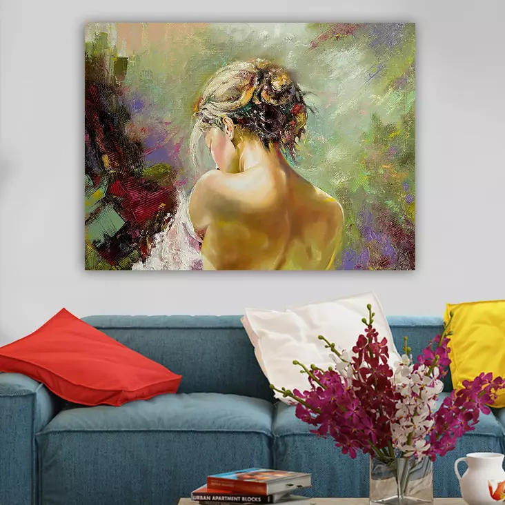 Canvastavla Wallity Flerfärgad Canvas 70x100 cm - Tavlor och ramar - 8682870216037 - 1