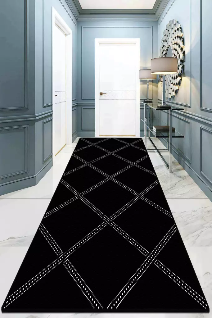 Gångmatta Conceptum Dotted Line Djt Flerfärgad Polyester 80x200 cm - Små mattor och gångmattor - 8683342028127 - 1