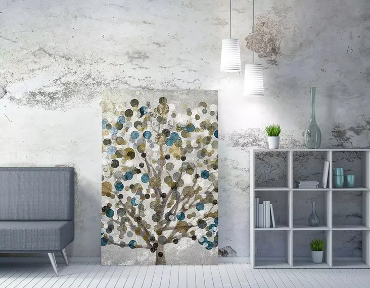 Canvastavla Wallity Flerfärgad Polyester/Bomull 50x70 cm - Tavlor och ramar - 8683342543767 - 1