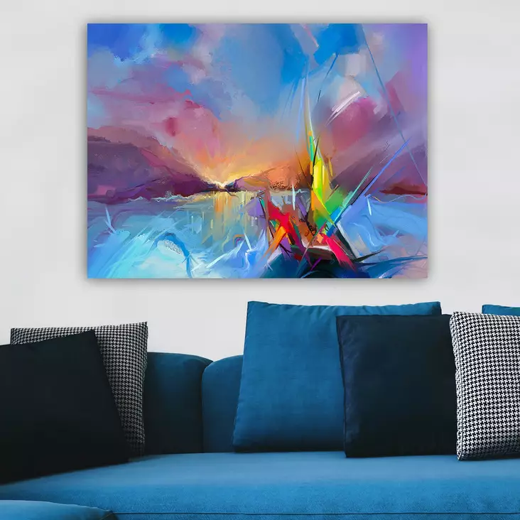 Canvastavla Wallity Flerfärgad Canvas 70x100 cm - Tavlor och ramar - 8682870213487 - 1