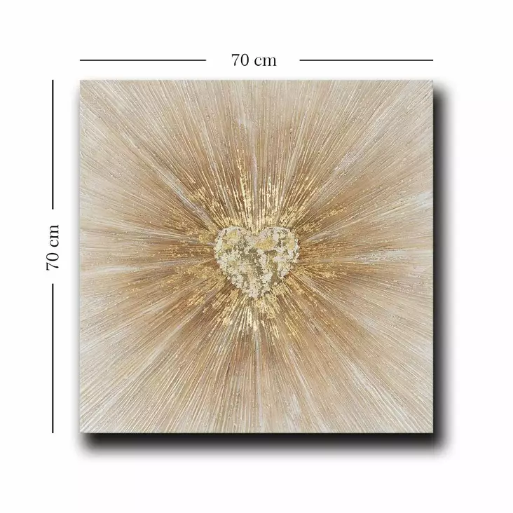 Canvastavla Wallity Flerfärgad Canvas 70x70 cm - Tavlor och ramar - 8684282626367 - 1