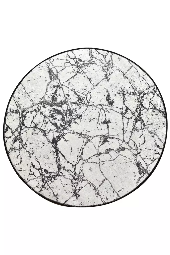 Badrumsmatta Mijölnir Flerfärgad 100% Polyester Antiallergisk Halkfri 140 cm - Badrumsmattor och våtrumsmattor - 8681875897517 - 1