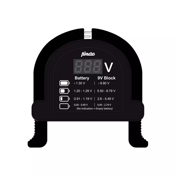 Batteritestare för AA-AAA-C-D-9V (PP3)-knappcell - Nedis produkter - 8711902081487 - 10