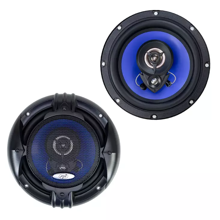 PNI HiFi650 3-vägshögtalare för bil 16,5 cm (6,5") - 120W (Par) - Bilhögtalare - 5949066517327 - 1