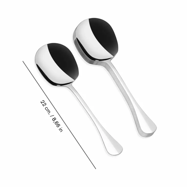 Serveringsset Hermia Krom Rostfritt Stål 2 Delar - Bestick och serveringsredskap - 8684283784127 - 1