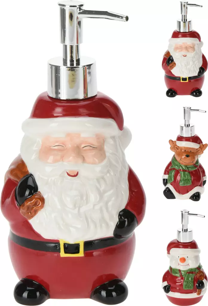 Saippua-annostelija, joulukuva, 19 cm - Badrumstillbehör - 8720573672047 - 1