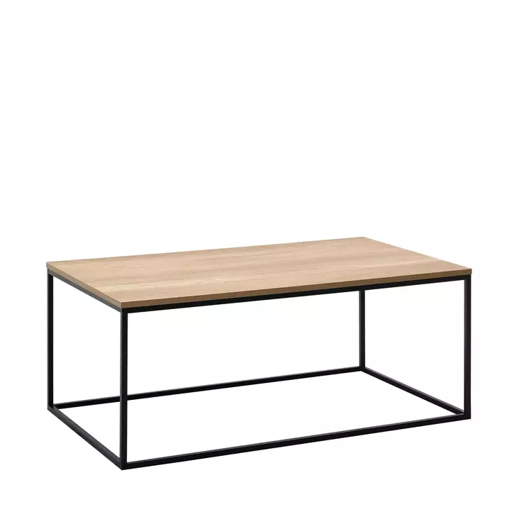Soffbord Hanah Home Shp985Tt1 Valnöt Svart Spånskiva 100x42x60 cm - Soffbord - 8683743537297 - 1