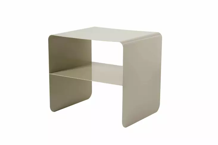 Sidobord Hanah Home Shb013B Taupe Metall 45x56x52 cm - Sidobord och extrabord - 8684283715107 - 1