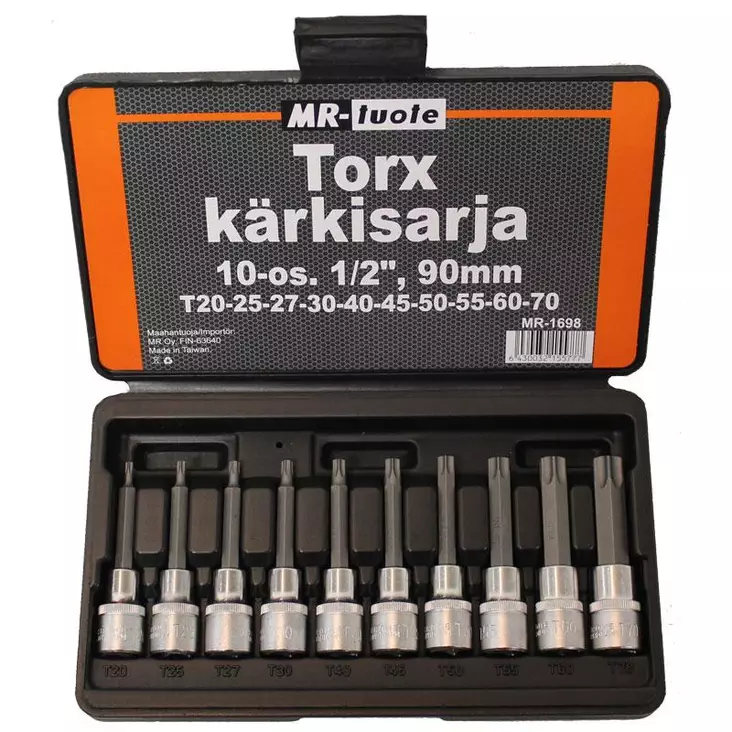 Torxnyckelsats 10-delad - Andra handverktyg - 6430032155777 - 1