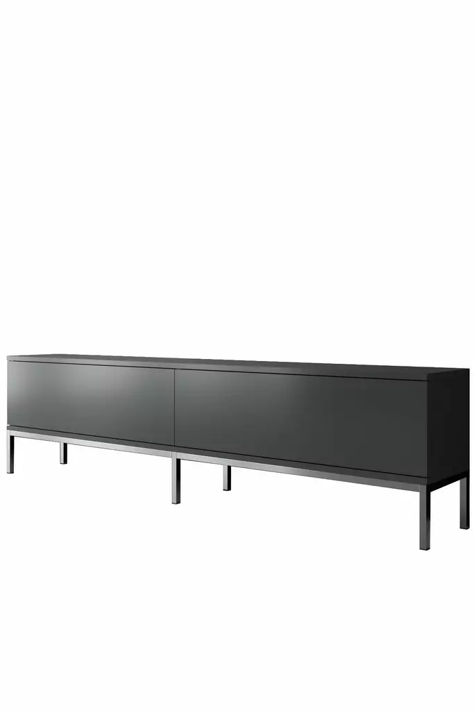 TV-bänk Hanah Home Lord Antracit Silver Spånskiva 180x47x30 cm - TV-bänkar - 8684282483977 - 1