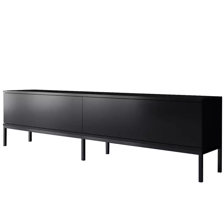 TV-bänk Hanah Home Lord Svart Spånskiva 180x47x30 cm - TV-bänkar - 8684282484257 - 1