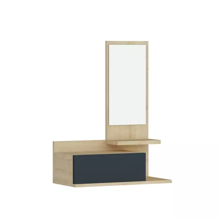 Hallmöbel Hanah Home Rozella Ek Antracit Spånskiva 60x90x31,3 cm - Möbler - 8681875705317 - 1