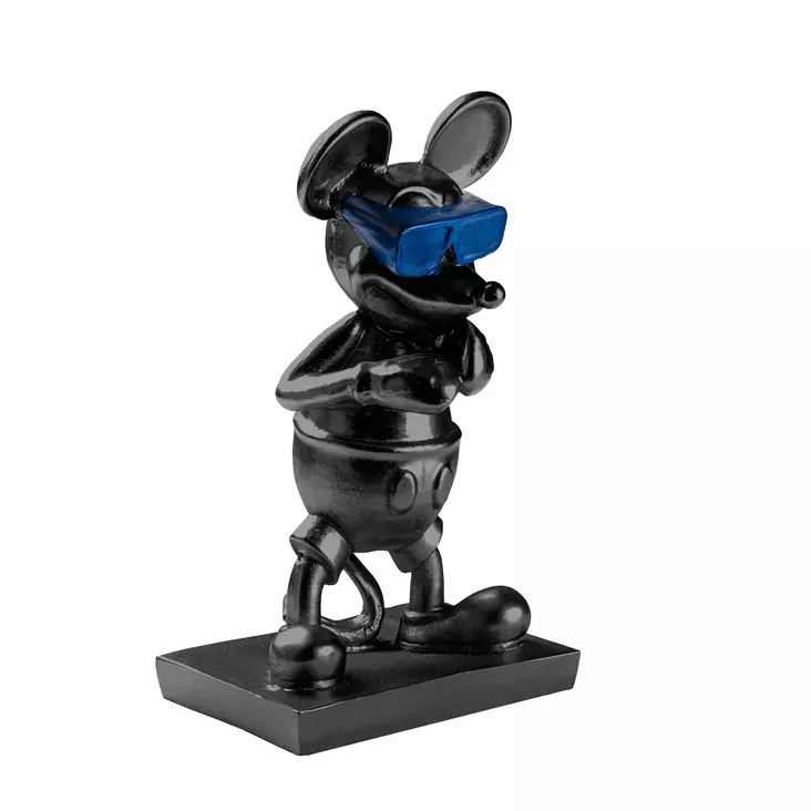 Dekorativ Objekt Aberto Design Souris 4 Svart Blå Polyester 18x32x12 cm - Dekorationer, prydnadsföremål - 8684282419327 - 1