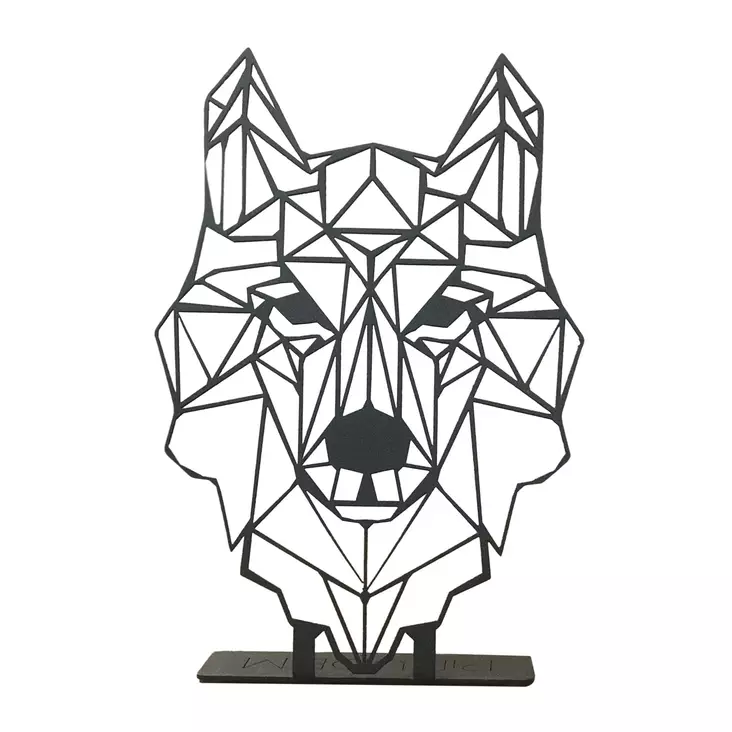 Metalldekoration Aberto Design Kurt Pod Svart Metall 20x30 cm - Dekorationer, prydnadsföremål - 8681875568097 - 1