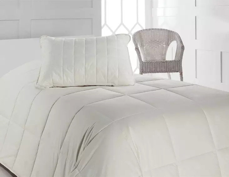 Kudde L'essentiel Yün Ecru Bomull Ull 50x70 cm - Kuddar och täcken - 8681875071627 - 1