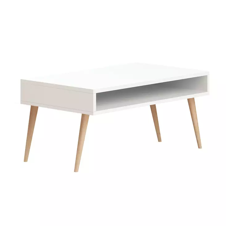 Soffbord Hanah Home Via Vit Spånskiva 80x53,6x45 cm - Soffbord - 8681875207347 - 1