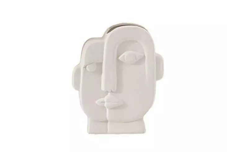 Vas Aberto Design CY0086 Vit Keramik 13x10x26 cm - Hängande blomkrukor och vaser - 8684282978787 - 1