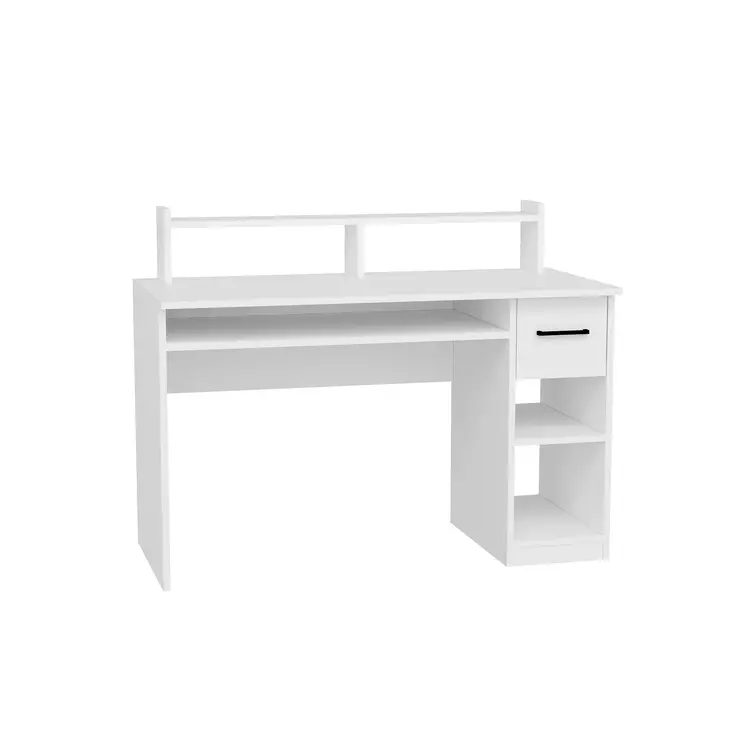 Skrivbord Hanah Home Eslem Vit Spånskiva 99,3x55x120 cm - Skrivbord - 8682870728417 - 1