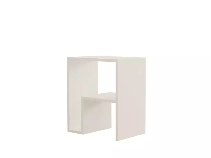 Sidobord Hanah Home Yepa Vit Spånskiva 45x51,8x30 cm - Sidobord och extrabord - 8682870717107 - 1