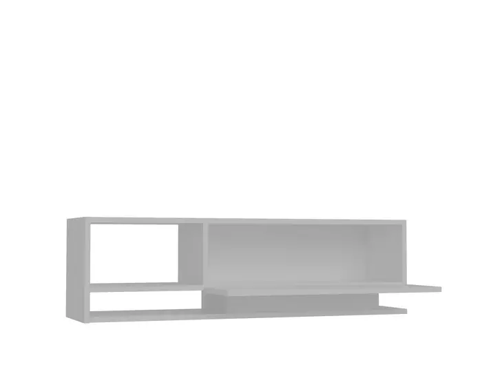 TV-bänk Hanah Home Damla Vit Spånskiva 120x35x31,8 cm - TV-bänkar - 8681875508727 - 1