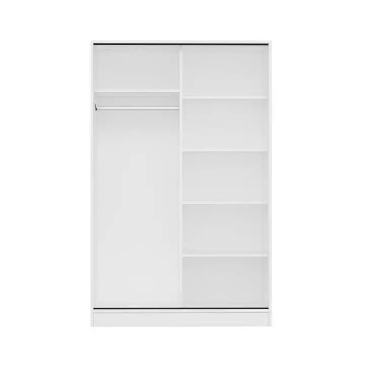 Garderob Hanah Home Kale White Vit Spånskiva 120x190x60 cm - Garderober - 8683742561187 - 1