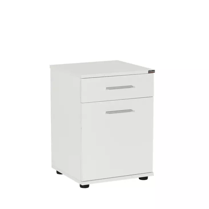 Sängbord Hanah Home Kmd511Bb Vit Spånskiva 40x57x39 cm - Nattduksbord - 8682870657717 - 1