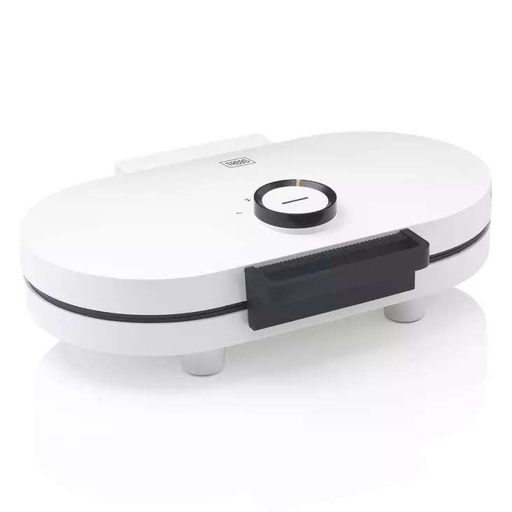 Våffeljärn dubbel hjärtformad Vit - Specialmaskiner och grillar för köket - 8712412587087 - 25