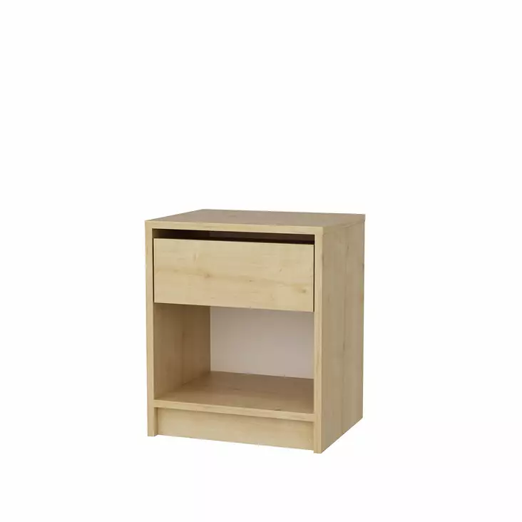 Sängbord Hanah Home Sheridan Ek Spånskiva 44,6x35,9x52,8 cm - Nattduksbord - 8683743120017 - 1
