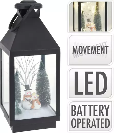 Koristelyhty led jouluteemalla 48 cm - Juldekorationer och textilier - 8719987729188 - 2