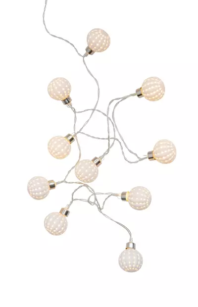 Koristepallosarja Linnea 4cm 10led - Ljusslingor - 6435200298188 - 2