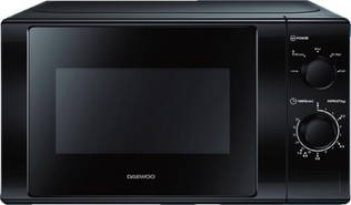 Mikroaaltouuni 20L 700W musta Daewoo - Mikrovågsugnar - 5999570750048 - 1