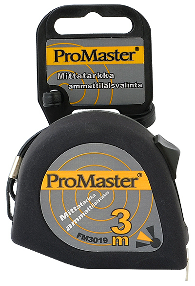 Måttband ProMaster 3 m - Mått och vattenpass - 6420286000138 - 2