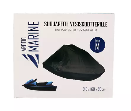Suojapeite vesiskootterille 170T musta M - Bilskyddsöverdrag - 6418536017548 - 1