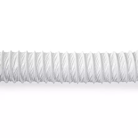 Luft Utloppsslang PVC | 100 mm | 1.50 m | Passar till: Luftventilation / Torktumlare | Vit - Nedis produkter - 5412810481958 - 30