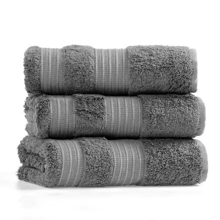 Badhandduk Mijölnir Antracit 60% Bomull 40% Bambu 70x140 cm - Handdukar - 8681875945928 - 2