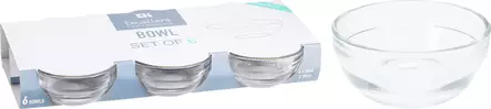 Glasskålar 6-pack 80 ml - Serveringsfat - 8721037044578 - 1