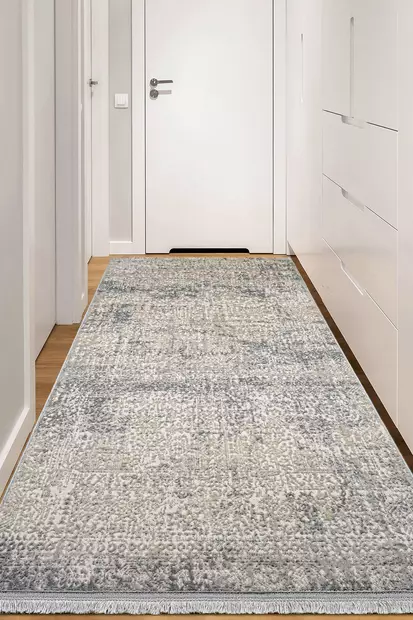 Gångmatta Conceptum Notta 1121 Grå Polyester 80x150 cm - Små mattor och gångmattor - 8684282007678 - 2