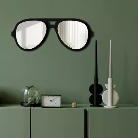 Dekorativ Spegel Wallity Silver Plexiglas EVA 70x28 cm - Speglar - 8684283980888 - 1