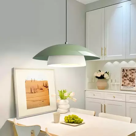 Taklampa Opviq Berceste Mint Metall 36 x 16 cm - Tak- och vägglampor - 8684283519378 - 2