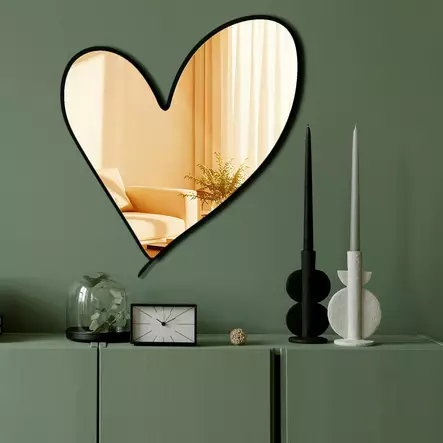Dekorativ Spegel Wallity Guld Plexiglas EVA 43x48 cm - Speglar - 8684283981168 - 1