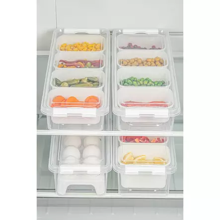 Förvaringslåda Set Hermia Transparent Plast 4 Delar - Matlådor och matförvaringsbehållare - 8684282832058 - 1