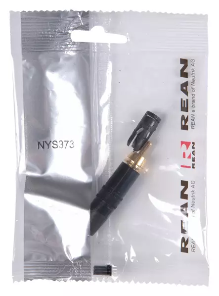 Kontakt RCA Male Metall Svart - Nedis produkter - 7613187010248 - 66