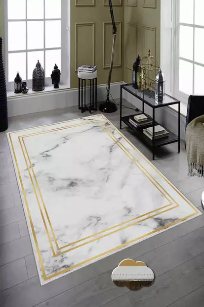 Matta Conceptum Hypnose Hmnt594 Flerfärgad Polyester 50x80 cm - Små mattor och gångmattor - 8682870569058 - 2