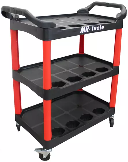 Monitoimikärry pyörillä max. 120 kg - Verktygsvagnar - 6430074696498 - 2