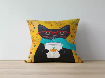 Kuddfodral Aberto Design A1222 Flerfärgad Polybomull 43x43 cm - Prydnadskuddar - 8682870196018 - 1